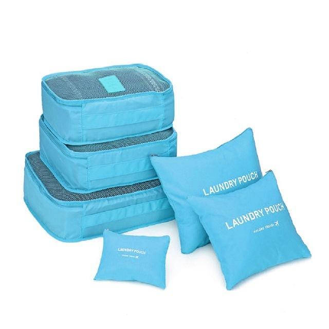 Indigo™ Travel Cubes - Perfect Luggage Organizer (6 PCS) - Indigo-Temple
