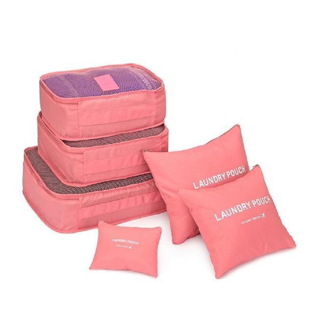 Indigo™ Travel Cubes - Perfect Luggage Organizer (6 PCS) - Indigo-Temple