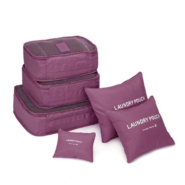 Indigo™ Travel Cubes - Perfect Luggage Organizer (6 PCS) - Indigo-Temple