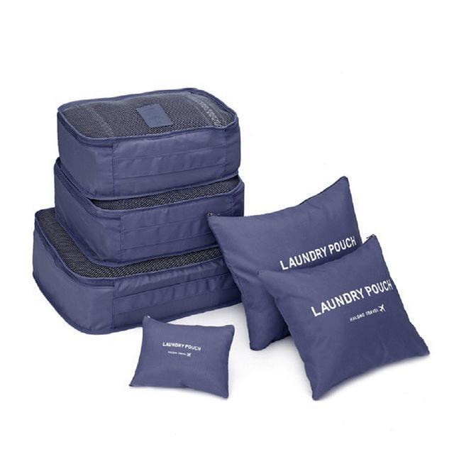 Indigo™ Travel Cubes - Perfect Luggage Organizer (6 PCS) - Indigo-Temple