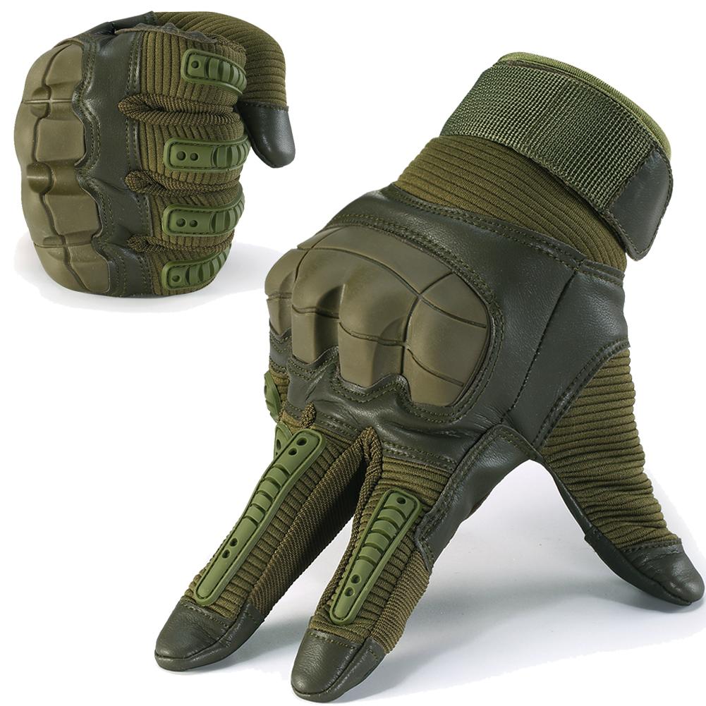 Touch Screen Military Full Finger Gloves - Indigo-Temple