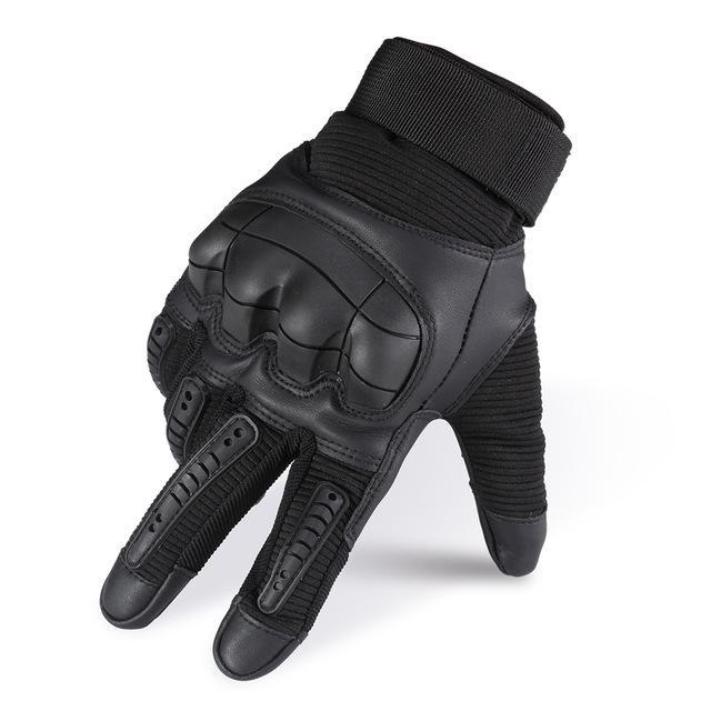 Touch Screen Military Full Finger Gloves - Indigo-Temple