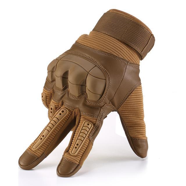 Touch Screen Military Full Finger Gloves - Indigo-Temple