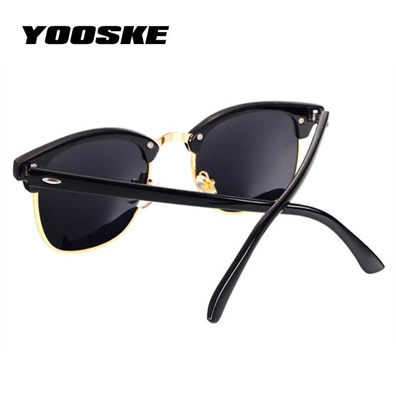 YOOSKE™ Polarized Unisex Retro Sunglasses - Indigo-Temple