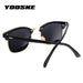 YOOSKE™ Polarized Unisex Retro Sunglasses - Indigo-Temple