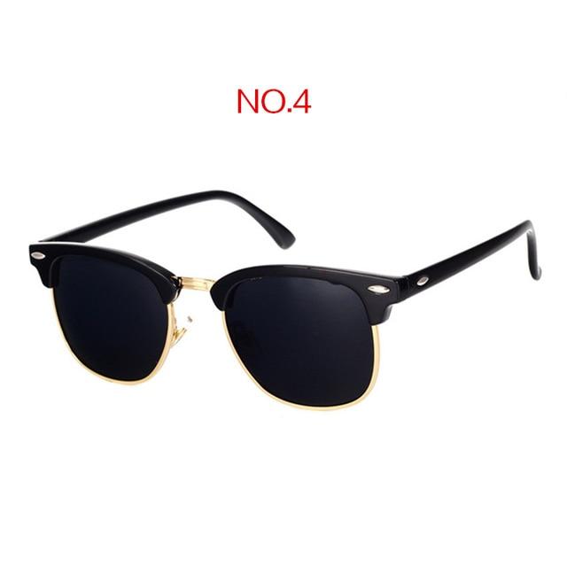 YOOSKE™ Polarized Unisex Retro Sunglasses - Indigo-Temple