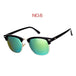 YOOSKE™ Polarized Unisex Retro Sunglasses - Indigo-Temple