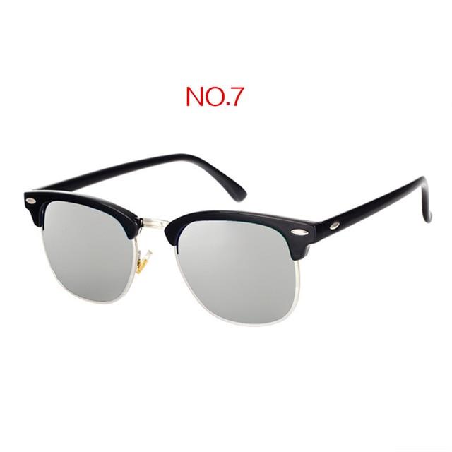 YOOSKE™ Polarized Unisex Retro Sunglasses - Indigo-Temple