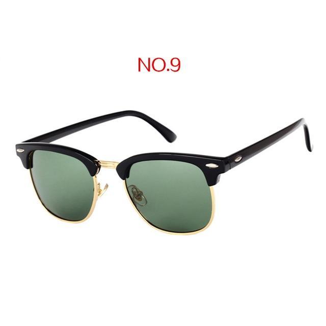 YOOSKE™ Polarized Unisex Retro Sunglasses - Indigo-Temple