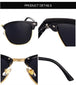 YOOSKE™ Polarized Unisex Retro Sunglasses - Indigo-Temple