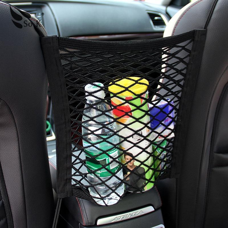 2 In 1 Car Net Organizer & Pet Barrier - Indigo-Temple
