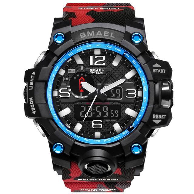 ZR - 660 SMAEL™ Waterproof & Shockproof Tactical Watch - Indigo-Temple