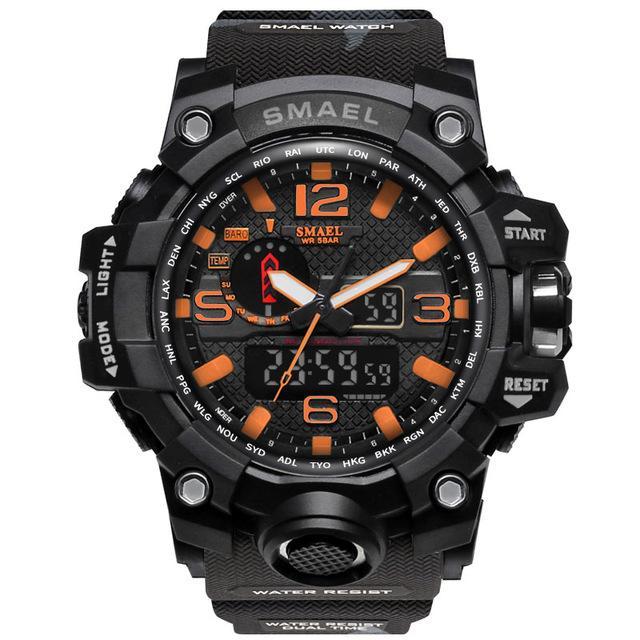 ZR - 660 SMAEL™ Waterproof & Shockproof Tactical Watch - Indigo-Temple