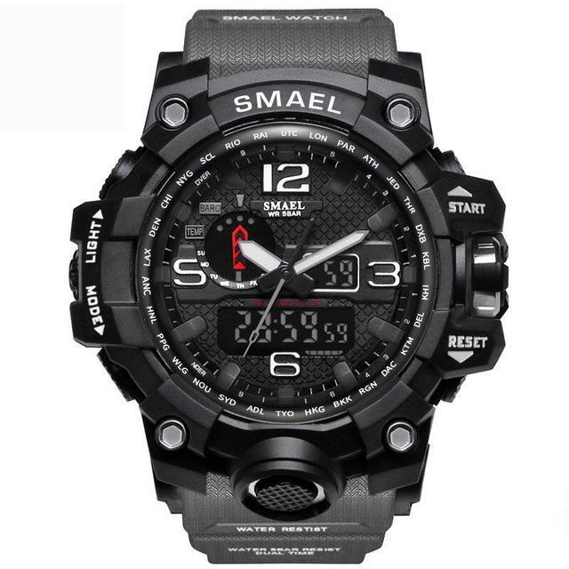 ZR - 660 SMAEL™ Waterproof & Shockproof Tactical Watch - Indigo-Temple