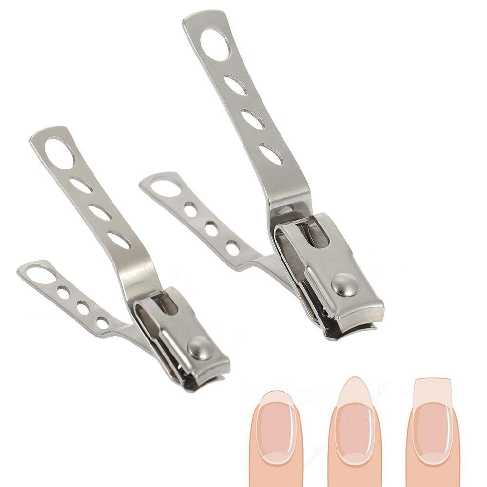 360-Degree Rotating Head Smart Nail Clippers Set (Large+Small) - Indigo-Temple