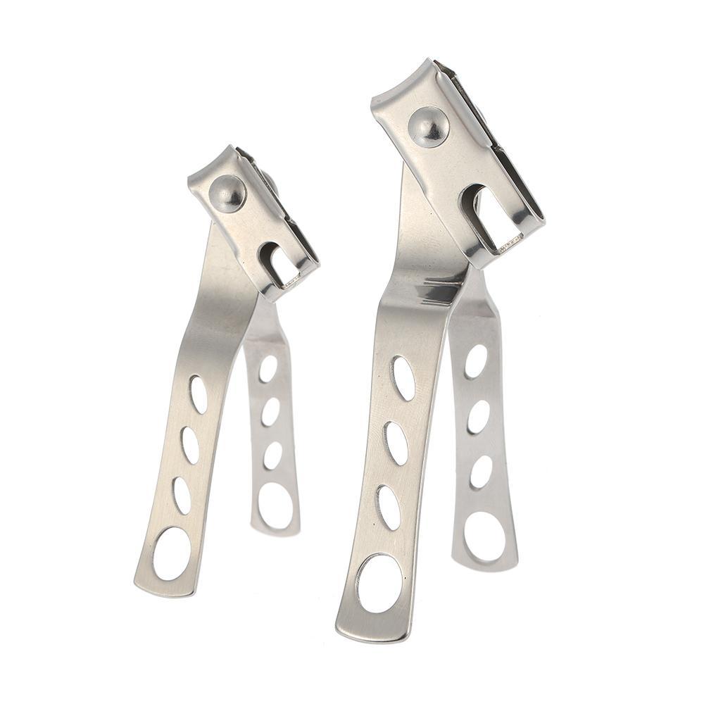 360-Degree Rotating Head Smart Nail Clippers Set (Large+Small) - Indigo-Temple
