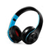 B33 Bluetooth Headphones With Memory-Foam Earmuffs - Indigo-Temple