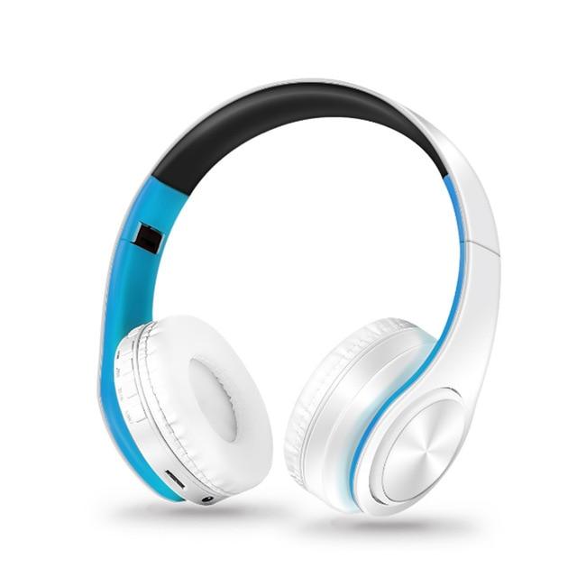 B33 Bluetooth Headphones With Memory-Foam Earmuffs - Indigo-Temple