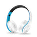 B33 Bluetooth Headphones With Memory-Foam Earmuffs - Indigo-Temple
