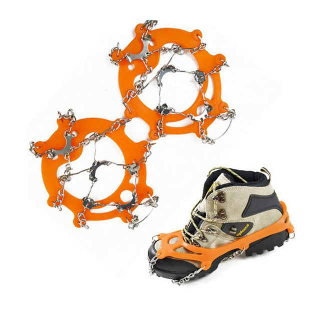 Adjustable Anti-slip Shoe Chain Grips - Indigo-Temple