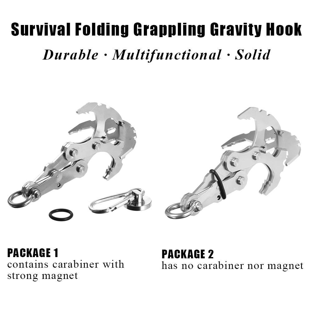 Outdoor Survival Grappling Gravity Claw - Indigo-Temple