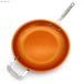 CermiTech™ Non-stick Copper Pans - Indigo-Temple