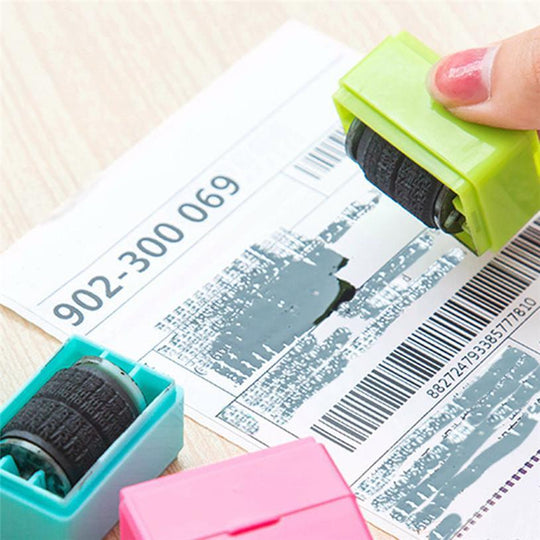 PrivacyProtector™ - Identity Theft Protection Stamp (2pcs) - Indigo-Temple