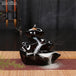 Mini Ceramic Waterfall Backflow Incense Burners - Indigo-Temple