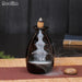 Mini Ceramic Waterfall Backflow Incense Burners - Indigo-Temple