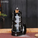 Mini Ceramic Waterfall Backflow Incense Burners - Indigo-Temple