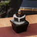 Mini Ceramic Waterfall Backflow Incense Burners - Indigo-Temple