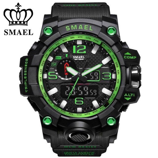 ZR - 660 SMAEL™ Jungle Edition Waterproof & Shockproof Tactical Watches - Indigo-Temple
