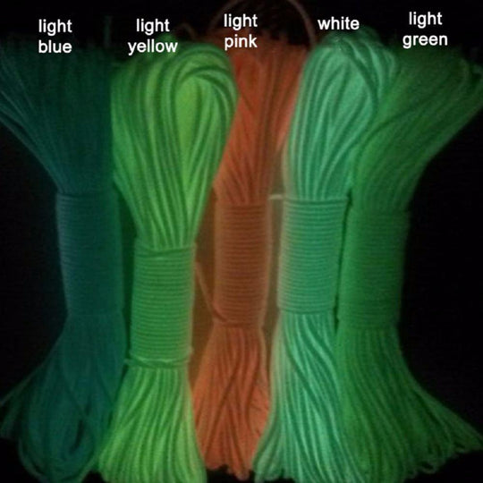 6 Meters Glow In The Dark Paracord - Indigo-Temple