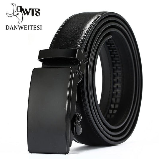 Smart Automatic Genuine Leather Belts For Men - Indigo-Temple