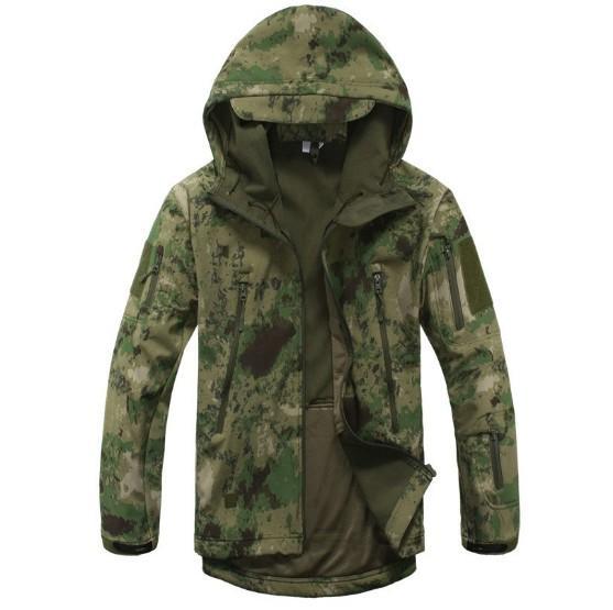 TACTICAL SHARKSKIN SOFT SHELL WATERPROOF JACKET (free shipping) - Indigo-Temple