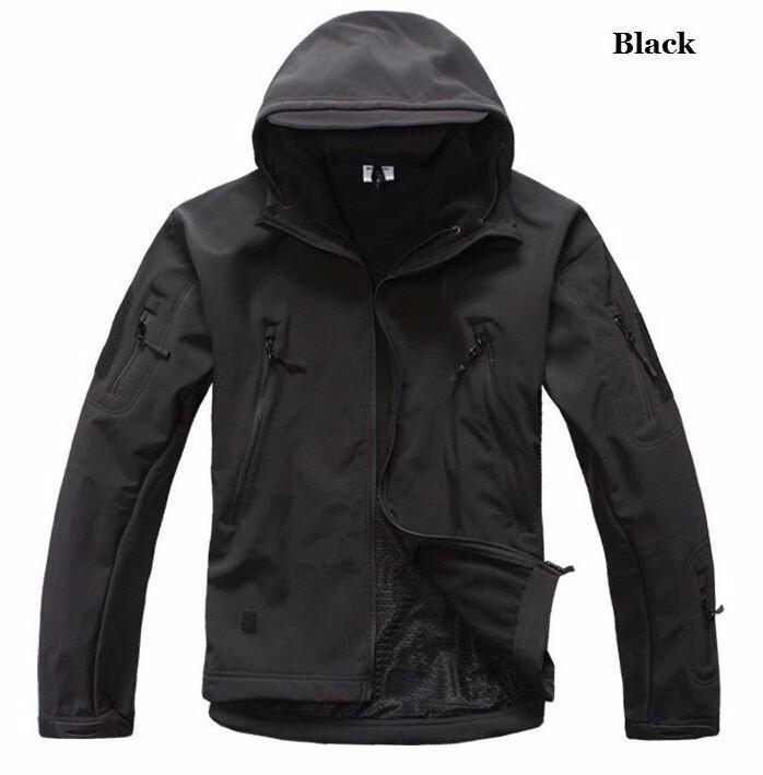 TACTICAL SHARKSKIN SOFT SHELL WATERPROOF JACKET (free shipping) - Indigo-Temple