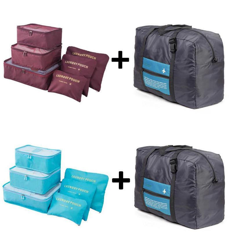 Indigo™ Travel Cubes - Perfect Luggage Organizer (6 PCS) + Gift - Indigo-Temple