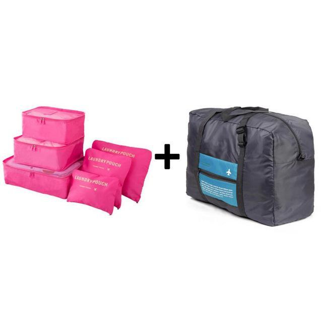 Indigo™ Travel Cubes - Perfect Luggage Organizer (6 PCS) + Gift - Indigo-Temple