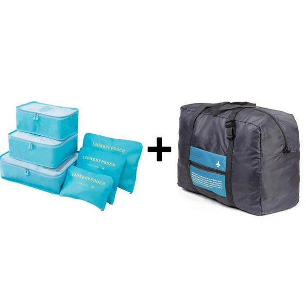 Indigo™ Travel Cubes - Perfect Luggage Organizer (6 PCS) + Gift - Indigo-Temple