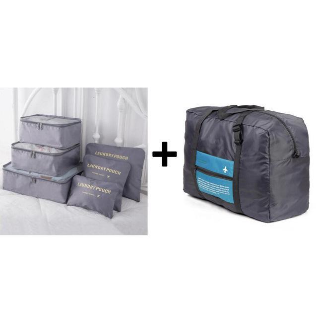 Indigo™ Travel Cubes - Perfect Luggage Organizer (6 PCS) + Gift - Indigo-Temple