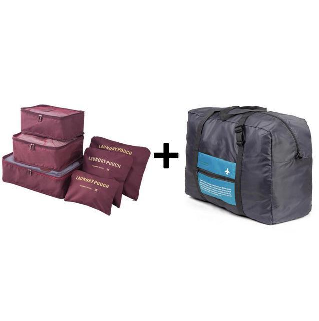 Indigo™ Travel Cubes - Perfect Luggage Organizer (6 PCS) + Gift - Indigo-Temple