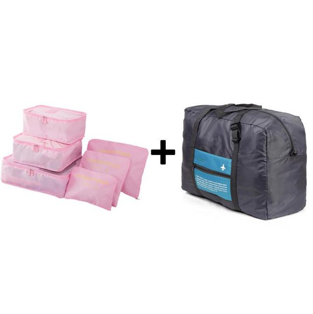 Indigo™ Travel Cubes - Perfect Luggage Organizer (6 PCS) + Gift - Indigo-Temple