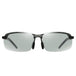Semi-Rimless Photochromic (Auto-Tinting) Sunglasses - Indigo-Temple