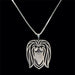 Pekingese dog necklace - Indigo-Temple