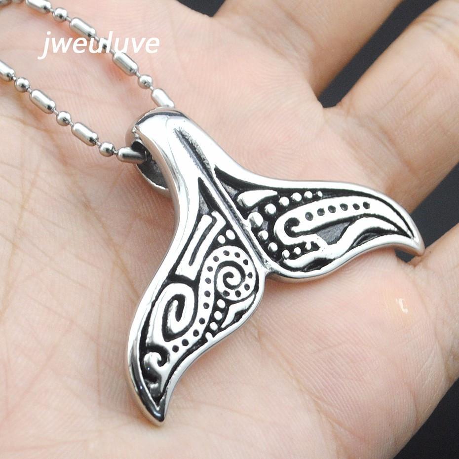 Dolphins Pendant Necklace - Indigo-Temple