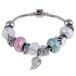 Women's Decorative Bead and Charm Bracelet - Indigo-Temple