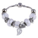Women's Decorative Bead and Charm Bracelet - Indigo-Temple