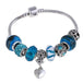Women's Decorative Bead and Charm Bracelet - Indigo-Temple
