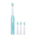 Electric Toothbrush With 3 Brush Heads - Indigo-Temple