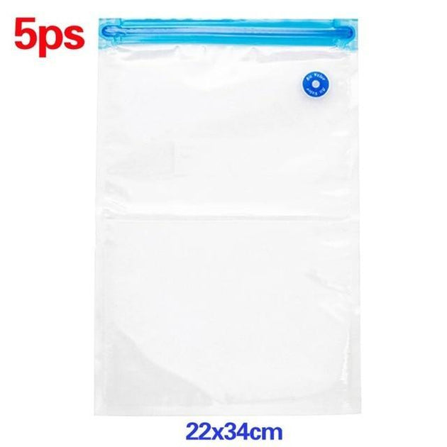 AlwaysFresh™ Vacuum Sealed bags & Pump set - Indigo-Temple
